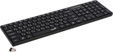Клавиатура Genius Wireless SlimStar 7250BT Black <USB/ Bluetooth> 104КЛ <31320004408>