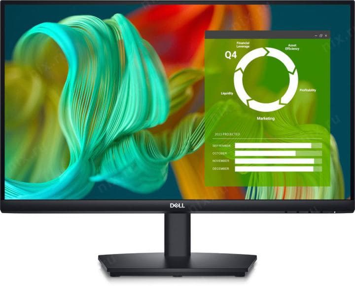 Монитор Dell 23.8" E2424HS черный VA LED 5ms 16:9 HDMI матовая HAS Piv 250cd 60Hz VGA DP FHD 4.53кг