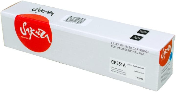 SACF351A CF351A (130A) Sakura картридж для HP, голубой, 1000 к.