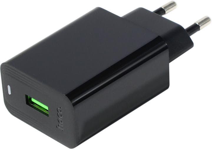 Hoco CS92A Set Black <671057> Зарядное устройство USB (Вых. DC5/9V, 18W, USB, Кабель USB-C)