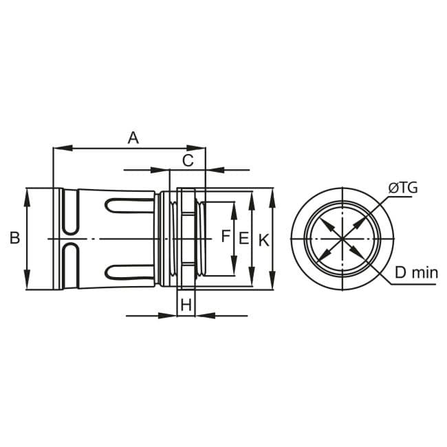 Муфта DKC 50216 труба-коробка, IP67, М16х1.5, д.16мм, "Express"
