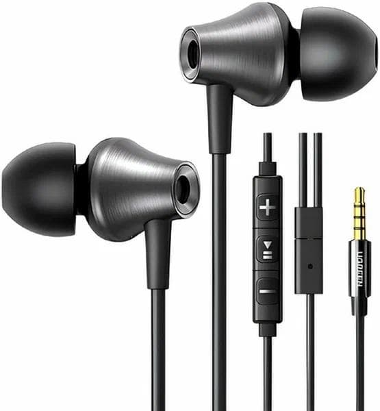 35753_ Проводные наушники UGREEN EP105 (35753) In-Ear Earphones 3.5mm. Цвет: черный