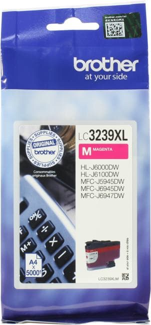Картридж Brother LC3239XLM Magenta для HLJ6000DW/6100DW, MFC-J5945DW/6945DW/6947DW