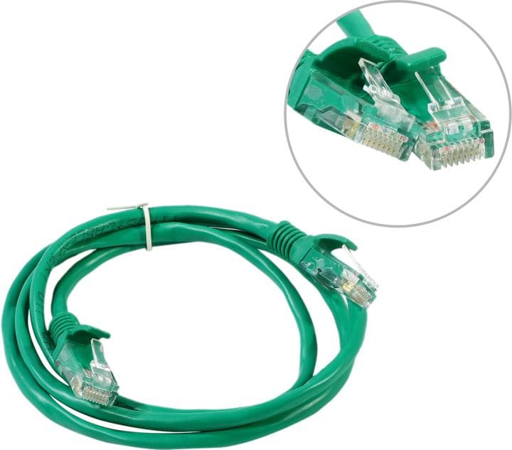Cablexpert <PP12-1M/G> Patch Cord UTP кат.5e, 1м, зёленый