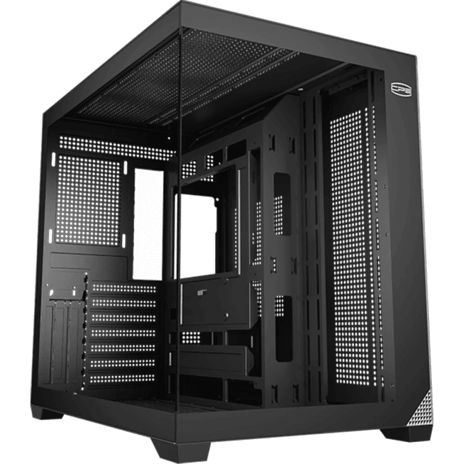 C3T700 Корпус PcCooler BK черный без БП ATX 10x120mm 6x140mm 1xUSB3.0 1xUSB3.1 audio bott PSU