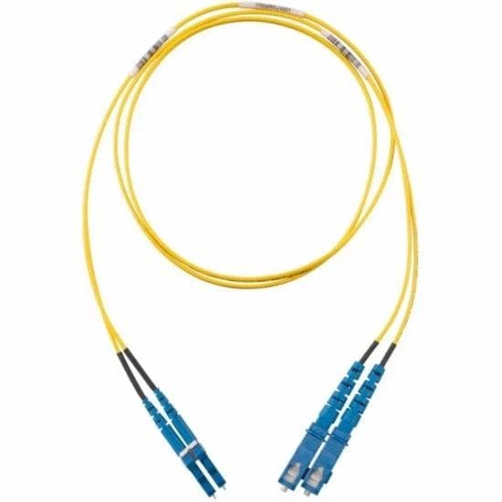 Патч-корд Panduit F92ELLNSNSNM015 2x9/125 OS1/OS2 LC дуплекс-SC дуплекс 15м LSZH желтый