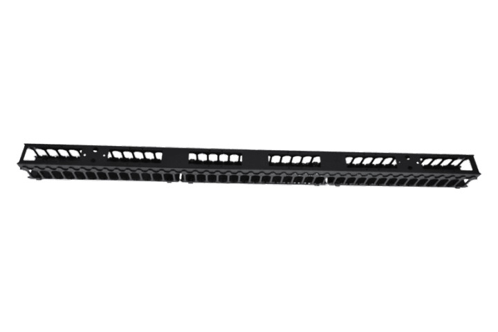 ВКО-П-20/42U-9005 Вертикальный однорядный кабельный органайзер с пластиковыми пальцами для шкафов ШТК-СП-42.6.x, 2 шт