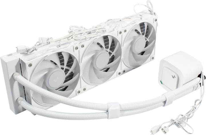 Deepcool <R-LE360-WHAMMN-G-2> LE360 WH V2 вод.охл (4пин,115x/1200/1700/1851/AM2-FM2, 31.6дБ, 500-2100об/мин)
