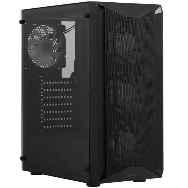AIR POWER G1 PLUS BLACK Корпус Formula Air Power G1 Plus черный без БП ATX 5x140mm 1xUSB2.0 1xUSB3.0 audio bott PSU