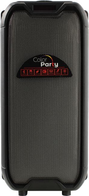 Колонка Ginzzu GM-221 (2x12W, Bluetooth, USB, microSD, FM, ПДУ, Li-Ion)