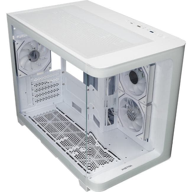 QR500M-3FM12A-C10-UC-WH Корпус XASTRA QR500M 3ARGB-FM-C10-UC White mATX/Aquarium/ 2 Curve Glass /3x120mm ARGB PWM FM fa