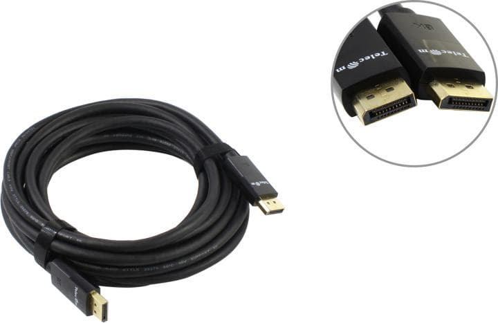 Telecom <TCG755-5M> Кабель DisplayPort (M) -> DisplayPort (M) 5м ver1.4