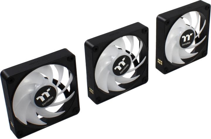Thermaltake <CL-F181-PL12SW-A> CT120 EX ARGB Sync (4пин,120x120x25мм 3шт,28.5дБ,600-1500об/мин)