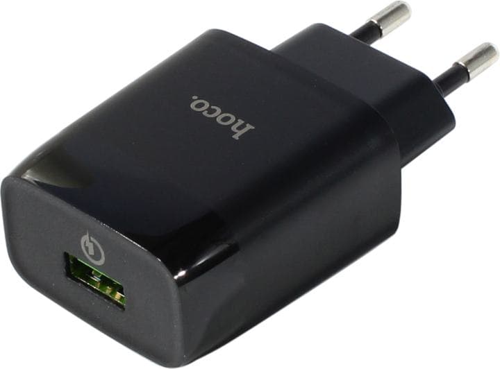 Hoco C72Q Black <732507> Зарядное устройство USB (Вых. DC5/9V, 18W, USB)