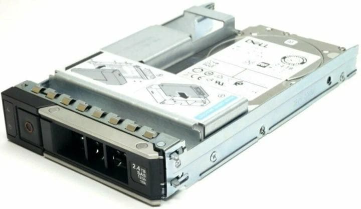 Dell 400-ANTE 2.4TB 10K RPM SAS 12Gbps 512e 2.5" in 3.5" HYBB CARR, hot plug