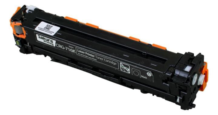 SACRG716K Картридж SAKURA CRG716K для Canon i-SENSYS , черный, 2300 к.