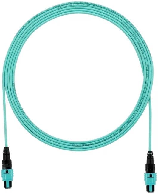Каб.сборка Panduit FZTRL7N7NBNM010 12x50/125 OM4 PanMPO-PanMPO полярность B 10м LSZH аквамарин