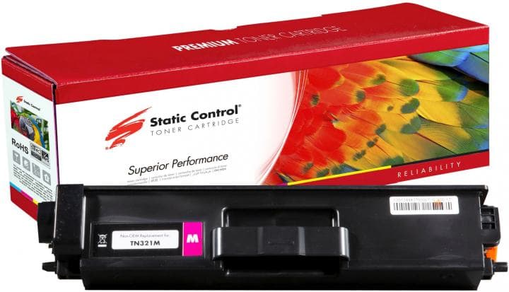 Картридж лазерный Static Control 002-13-R321M TN321M пурпурный (25000стр.) для Konica Minolta bizhub C224/C224e/