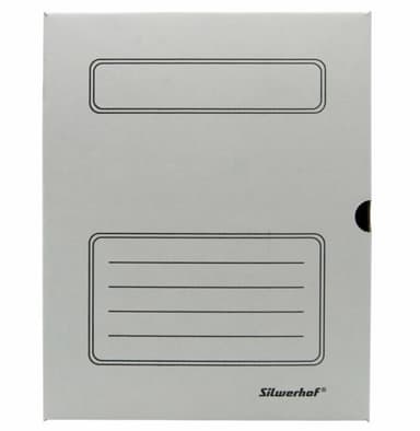 Короб архивный Silwerhof КА-150БЕЛЫЙ микрогофрокартон корешок 150мм 260x325x150мм белый