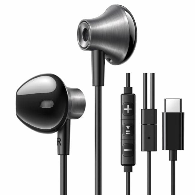 35756_ Проводные наушники UGREEN EP106 (35756) Wired Earphones Type-C. Цвет: черный