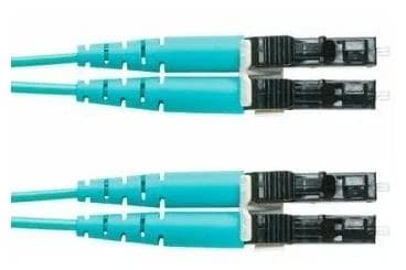 Патч-корд Panduit FX2ELLNLNSNM003 2x50/125 OM3 LC дуплекс-LC дуплекс 3м LSZH аквамарин