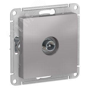 Розетка Systeme Electric ATN000392 AtlasDesign, TV, проходная, 4DB, механизм, алюминий