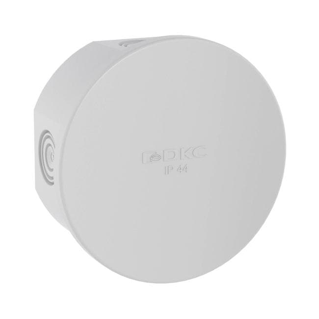 Коробка распределительная DKC 53600 с кабельными вводами, IP44, д.80х40мм, "Express"