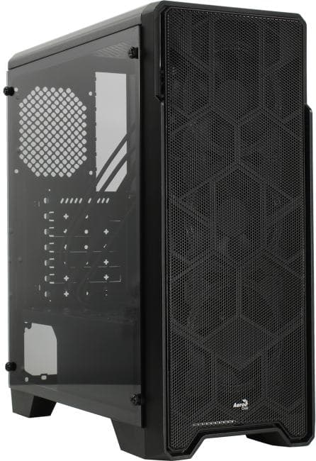 Miditower Aerocool Ore Saturn <FRGB-G-BK-V1> ATX без БП