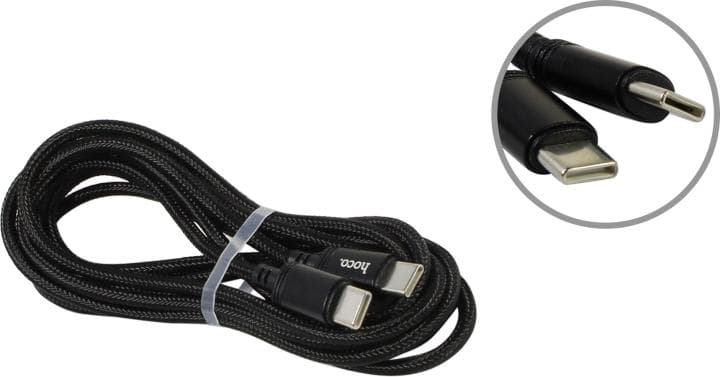 Hoco X89 Black <646482> Кабель USB-C-->USB-C 2м