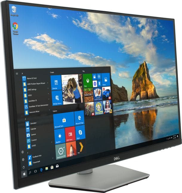 27" ЖК монитор DELL S2722DC <567609> с поворотом экрана (LCD, 2560x1440, HDMI, DP, USB3.2 Hub)