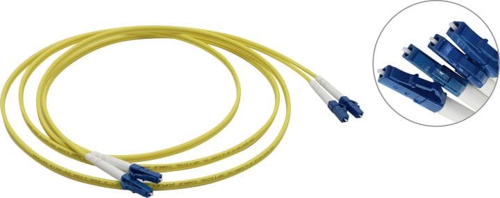 Patch cord ВО, LC-LC, Duplex, SM 9/125 2м