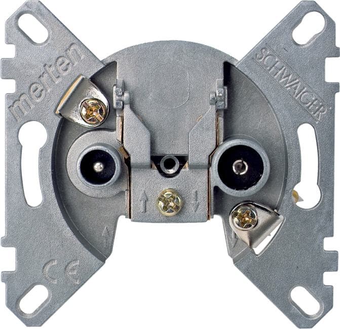 Schneider Electric MTN466099 Merten Механизм розетки телевизионной TV/FM оконечная (MTN466099)