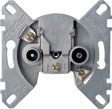 Schneider Electric MTN466099 Merten Механизм розетки телевизионной TV/FM оконечная (MTN466099)