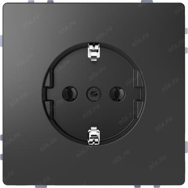 Schneider Electric MTN2301-6034 Розетка D-Life 16А с заземляющим контактом без шторок антрацит SD (MTN2301-6034)