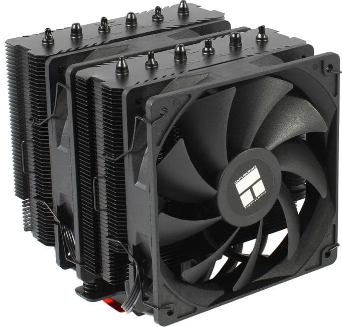 Thermalright <Peerless Assassin 120 SE Black> (4пин,115x/1200/1700/AM4,25.6дБ,1550 об/мин,Cu+Al+т.трубки)