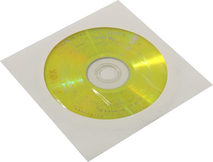 Диск DVD-R Mirex 4.7GB 16x Paper Cover (1 шт.)
