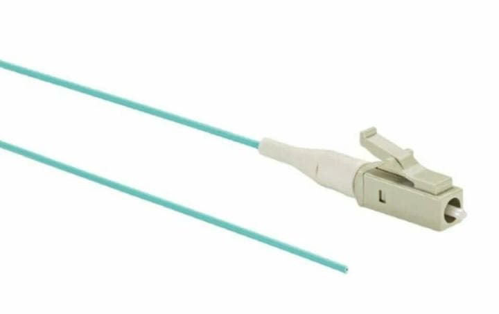 Пигтейл Panduit NetKey NKFPX1BN1NNM001 1x50/125 OM3 LC 1м LSZH аквамарин