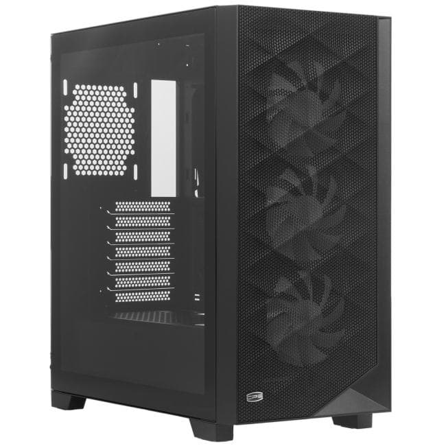 Корпус PcCooler C3D510 BK ARGB черный без БП ATX 5x120mm 5x140mm 2xUSB3.0 audio bott PSU
