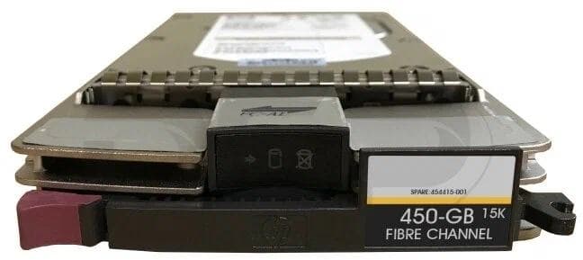 454415-001 Жёсткий диск 450Gb 2.5" HPE dual-port 15000rpm 2/4 Gb/s Fiber Channel