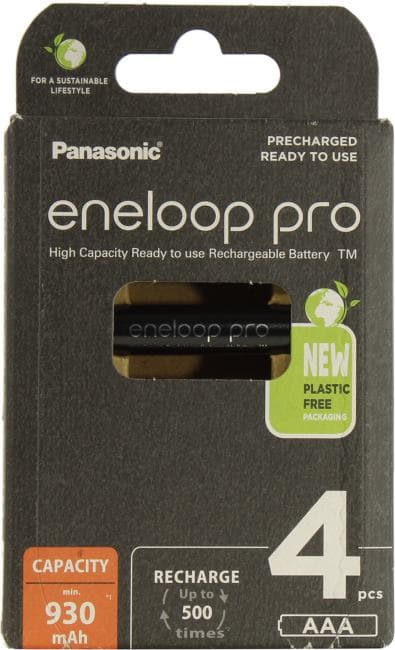 Аккумулятор Panasonic BK-4HCDE/4BE/4CP (1.2V, 930mAh) NiMH, Size "AAA" <уп. 4 шт>