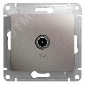 Розетка Systeme Electric GSL001291 Glossa платина TV оконечная 1DB