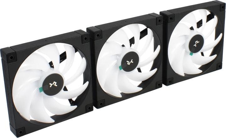 Deepcool <R-FD14-BKAPN3-G> FD14 ARGB 3in1 (4пин, 140x140x25мм, 25.2дБ, 400-1650об/мин, 3шт)