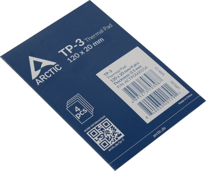 Arctic Thermal Pad <ACTPD00055A> Термоинтерфейс (120x20x0.5мм, 4шт)