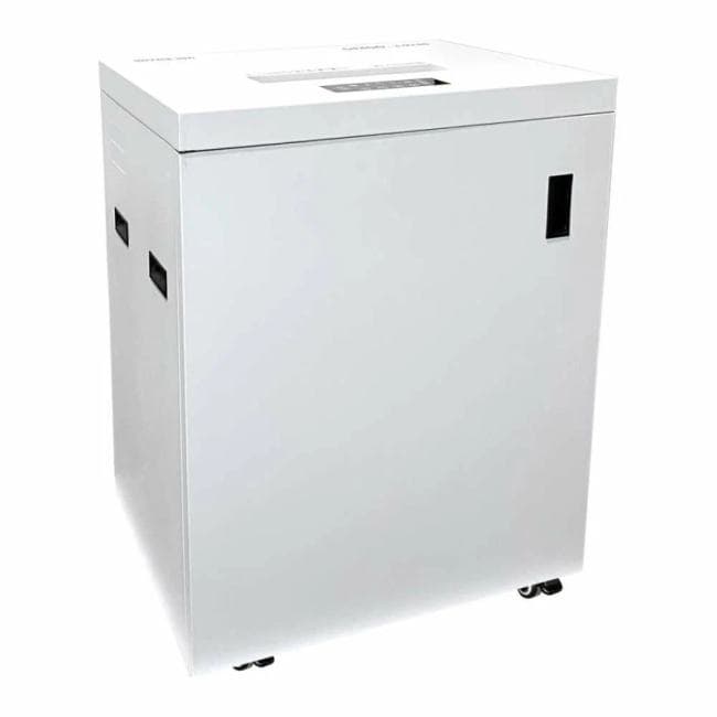 OK19151650 Шредер Office Kit S1650 1,9х15 белый (секр.P-5) фрагменты 30лист. 165лтр. скобы пл.карты CD