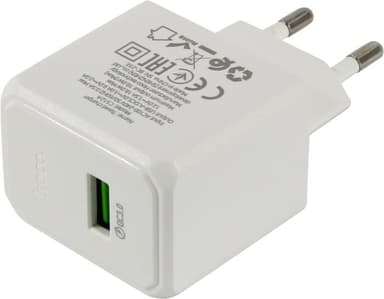 Hoco CS12A Set White <603737> Зарядное устройство USB (Вых.DC5/9/12V, 18W, USB, кабель USB-C)