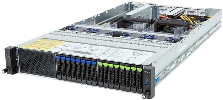(Z0989320) (ТХП) gS9900a/pro2U: 2xEPYC 9355/ 2x32 Гб/ 2x960 Гб NVMe SSD/ 2x1.92 Тб NVMe SSD/ 2 x SFP28/