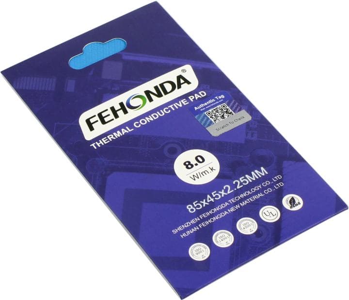FEHONDA <FHND-8W-85X45-2.25> Термоинтерфейс 85x45x2.25мм