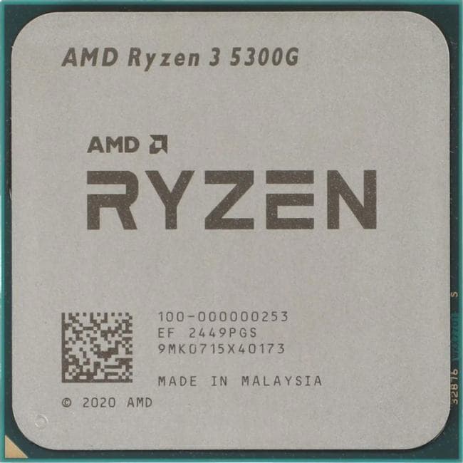 AMD 100-000000253 Процессор AMD Ryzen 3 5300G AM4 (100-000000253) (4GHz/AMD Radeon) OEM
