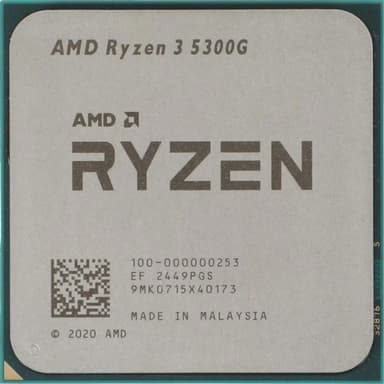AMD 100-000000253 Процессор AMD Ryzen 3 5300G AM4 (100-000000253) (4GHz/AMD Radeon) OEM
