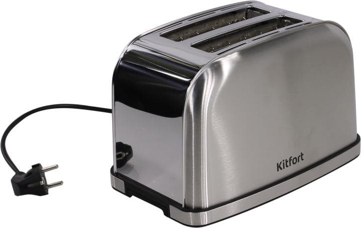 Kitfort <KT-2036-6 серебристый> Тостер (размораживание, стальной корпус)
